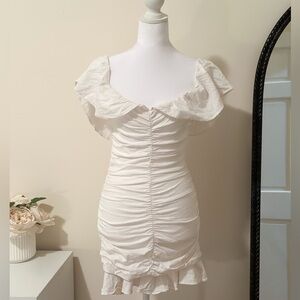 Zara Strapless White Dress